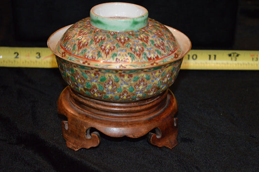 Antique Chinese Porcelain Rice Bowl