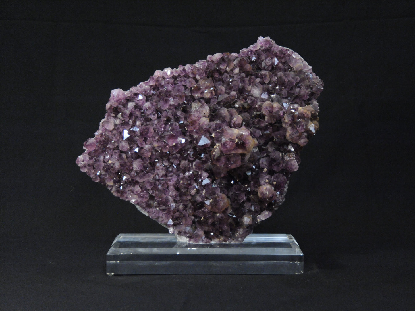 Large Freestanding Amethyst Specimen on Lucite Base