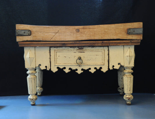 Antique French Butcher's Table