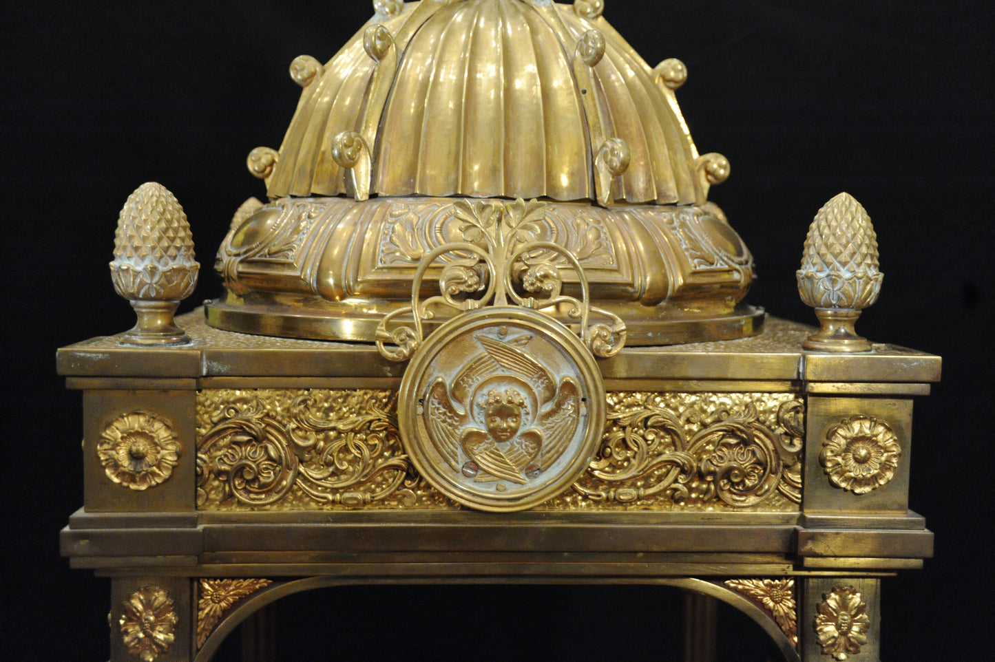 Antique Parcel-Gilt Bronze Shrine